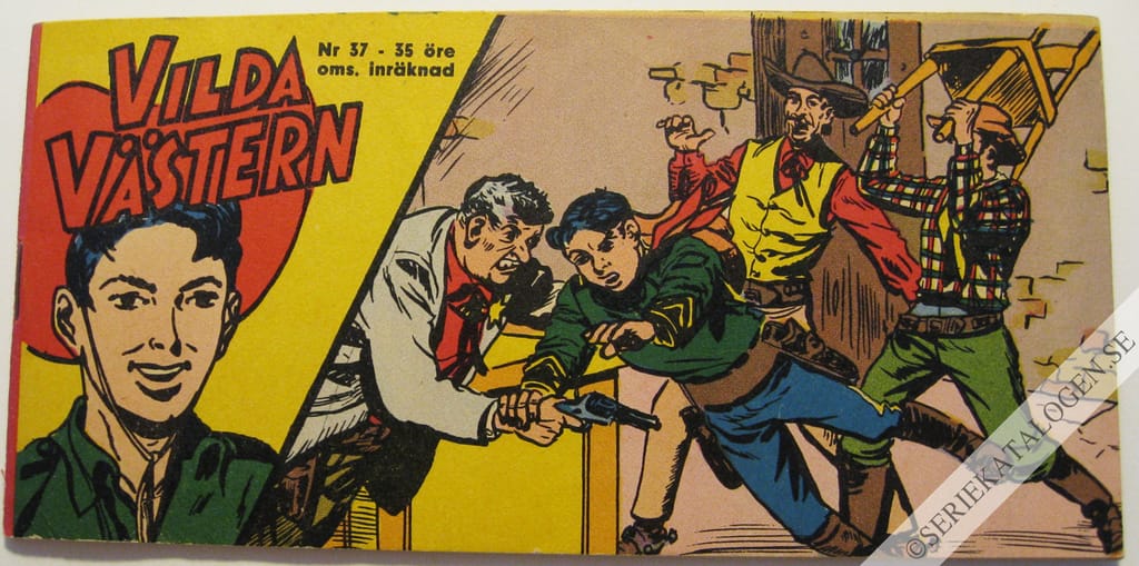 Framsida på Vilda Västern #37 (1962)