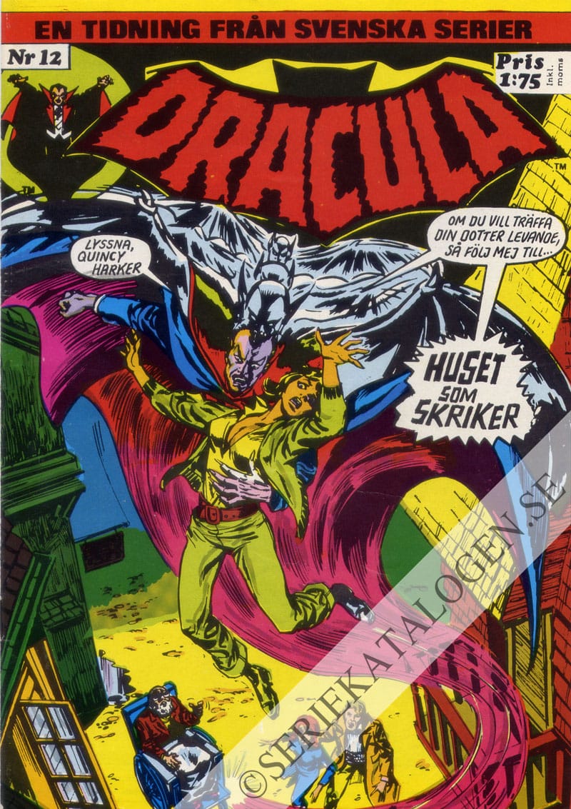 Framsida på Dracula #12 (1973)