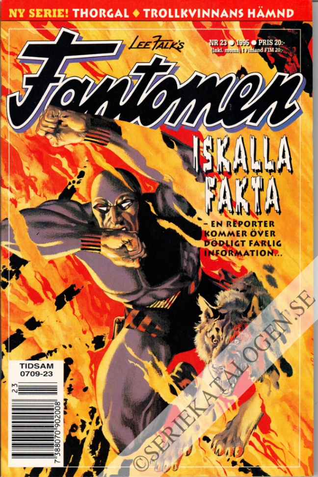 Framsida på Fantomen #23 (1995)