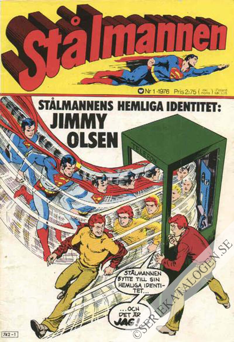 Framsida på Stålmannen #1 (1976)