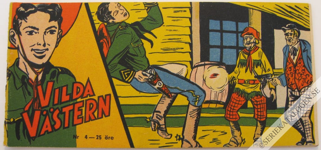 Framsida på Vilda Västern #4 (1956)