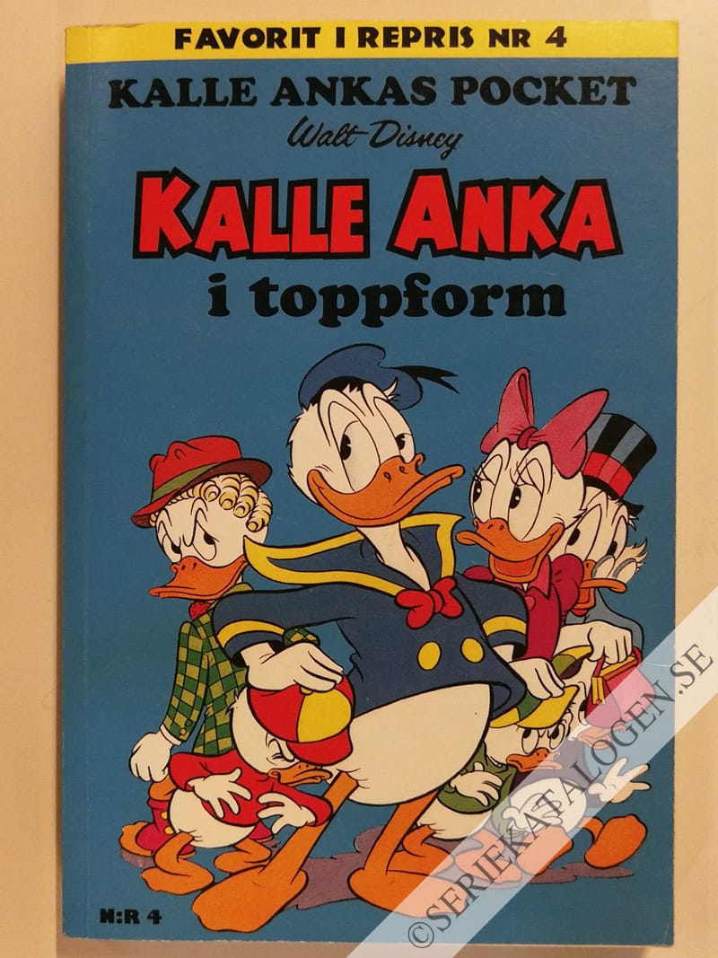 Framsida på Favorit i repris - Kalle Ankas pocket Kalle Anka i toppform (2010)