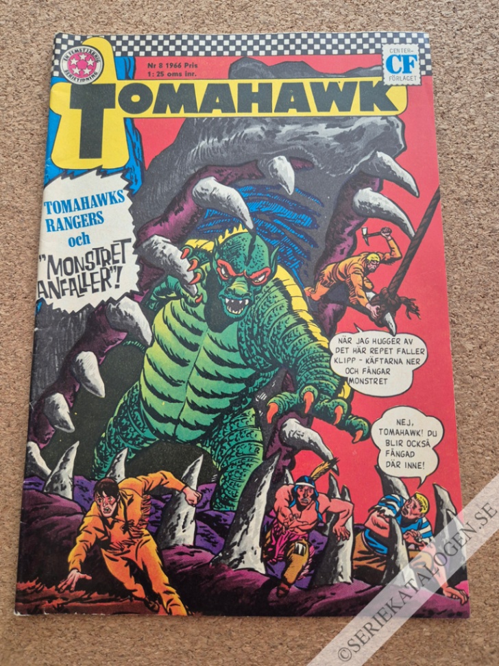 Framsida på Tomahawk #8 (1966)