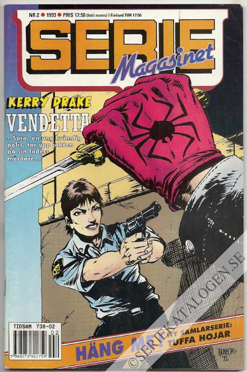 Framsida på Seriemagasinet #2 (1993)