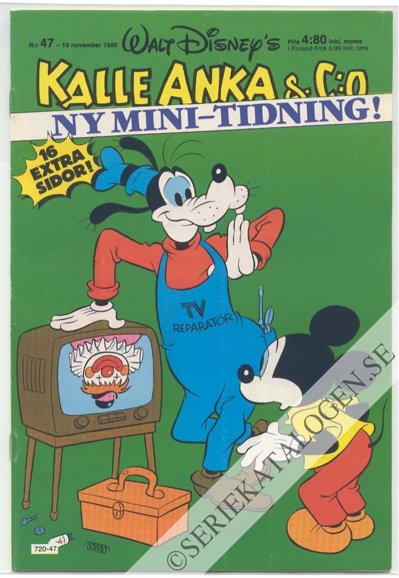 Framsida på Kalle Anka & C:o #47 (1980)