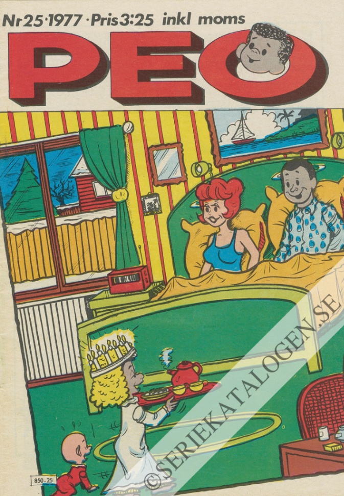 Framsida på Peo #25 (1971)