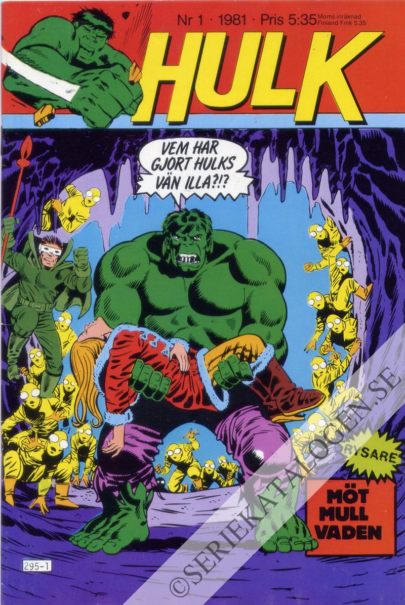 Framsida på Hulk #1 (1981)