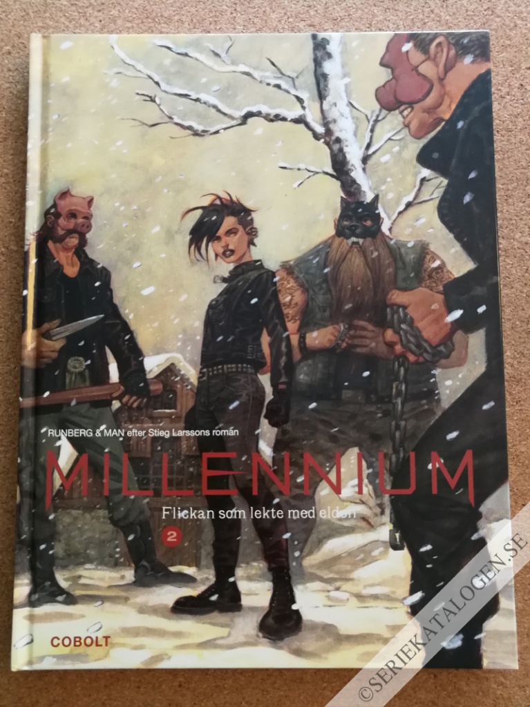 Framsida på Millennium Flickan som lekte med elden (2023)