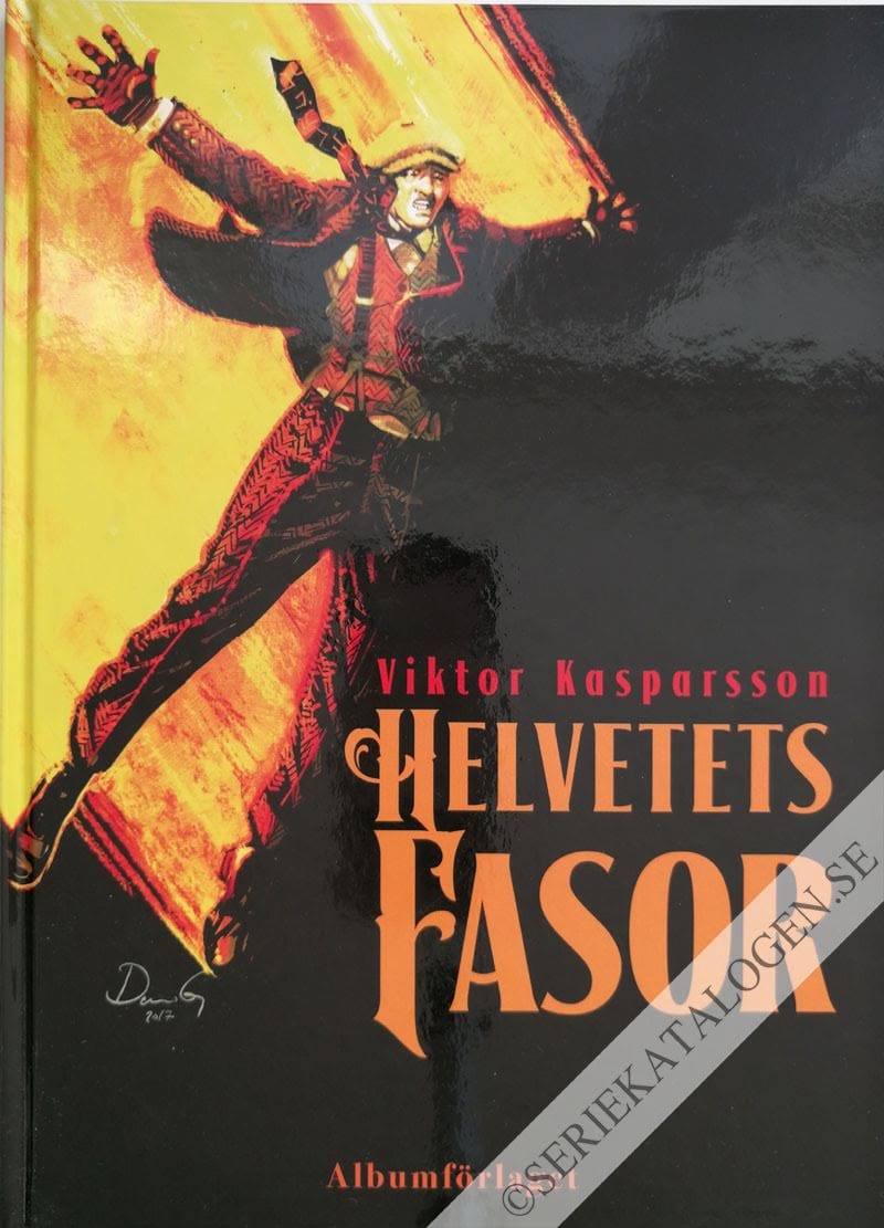 Framsida på Viktor Kasparsson Helvetets fasor (2017)