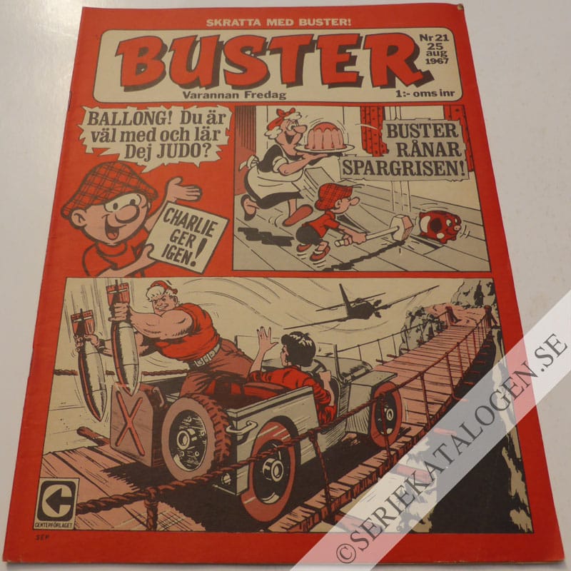 Framsida på Buster #21 (1967)