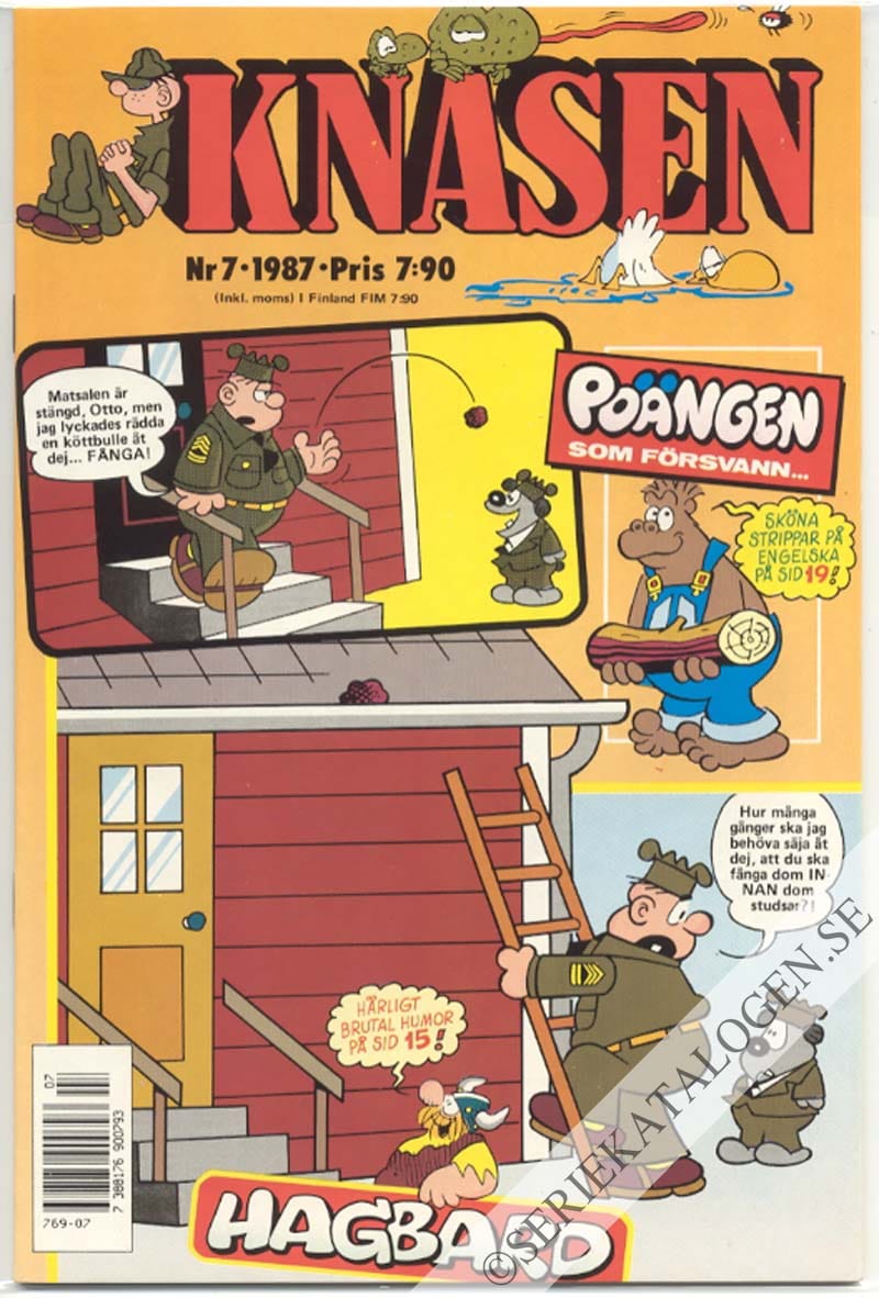 Framsida på Knasen #7 (1987)