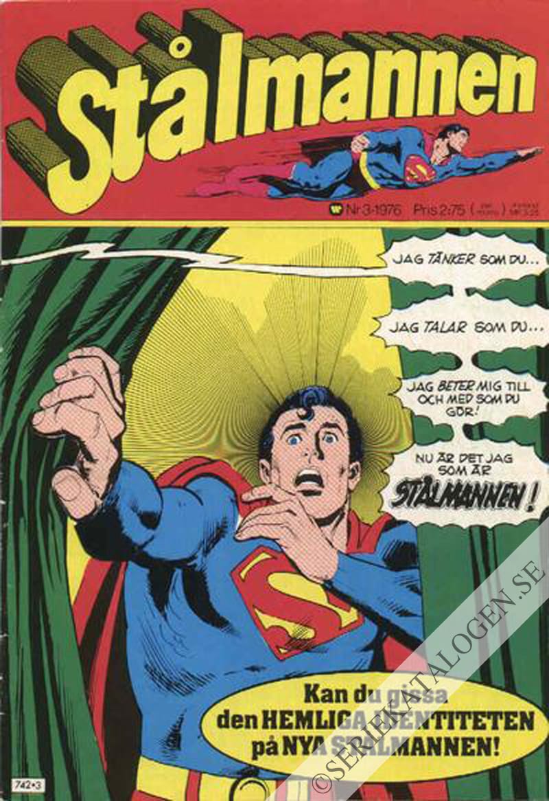 Framsida på Stålmannen #3 (1976)