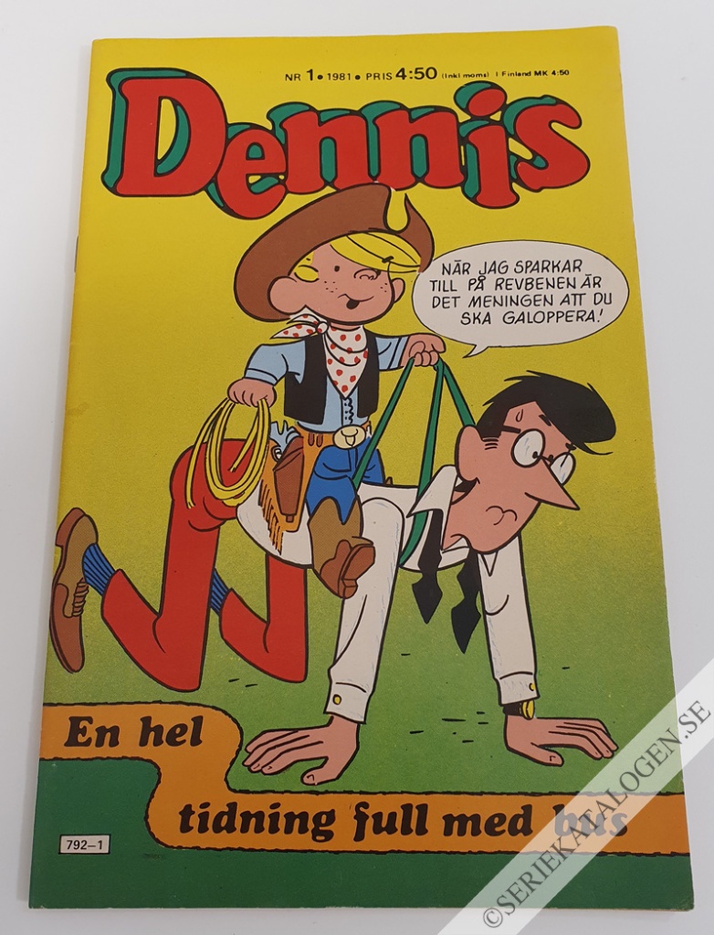 Framsida på Dennis #1 (1981)