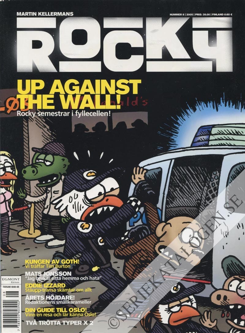 Framsida på Martin Kellermans Rocky Up agains the wall! (2005)
