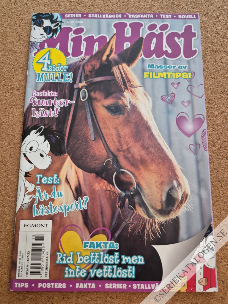 Framsida på Min häst #23 (2019)