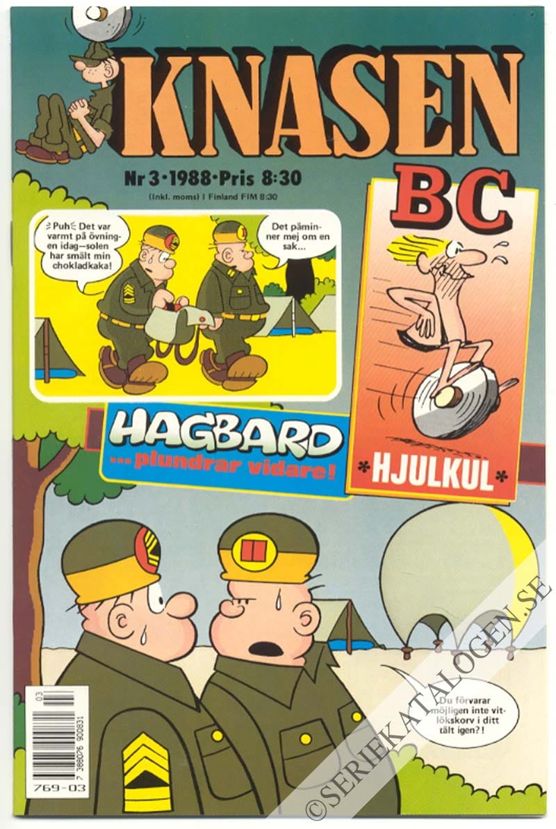 Framsida på Knasen #3 (1988)