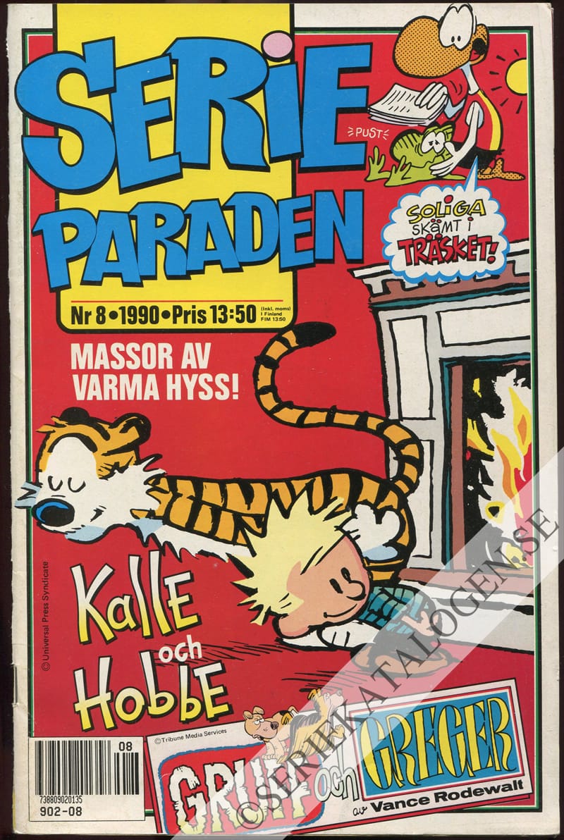Framsida på Serie-paraden #8 (1990)