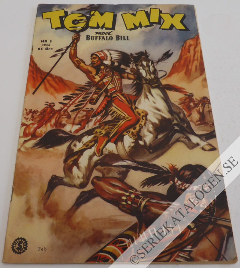 Framsida på Tom Mix #3 (1954)