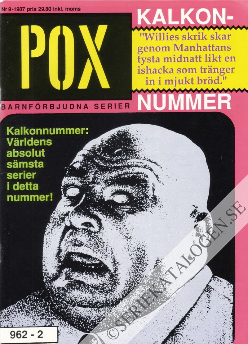 Framsida på Pox #9 (1987)