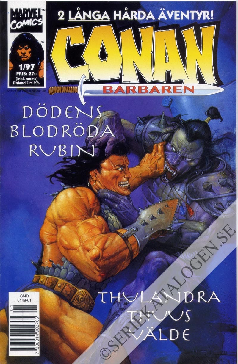 Framsida på Conan barbaren #1 (1997)