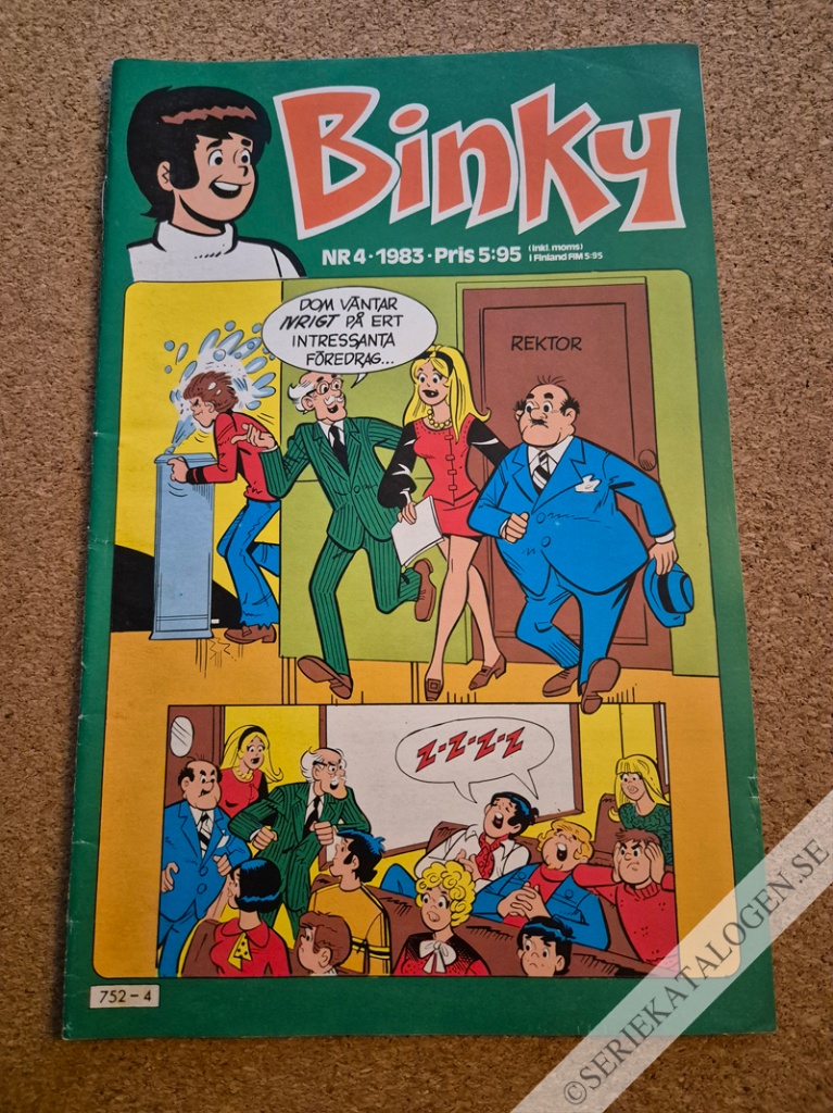 Framsida på Binky #4 (1983)
