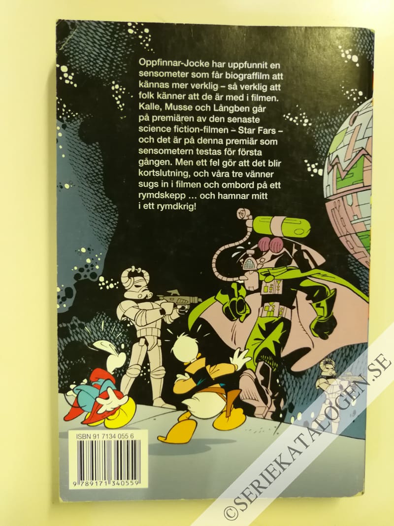 Baksida på Star fars (2005)