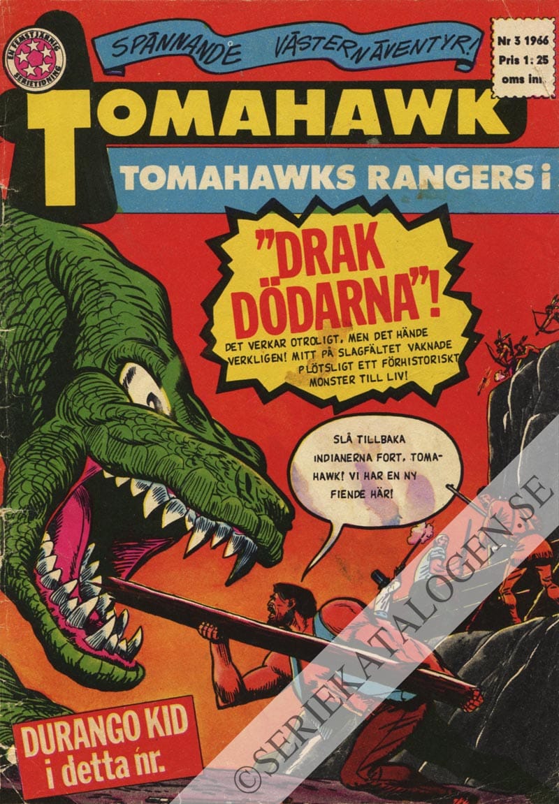 Framsida på Tomahawk #3 (1966)