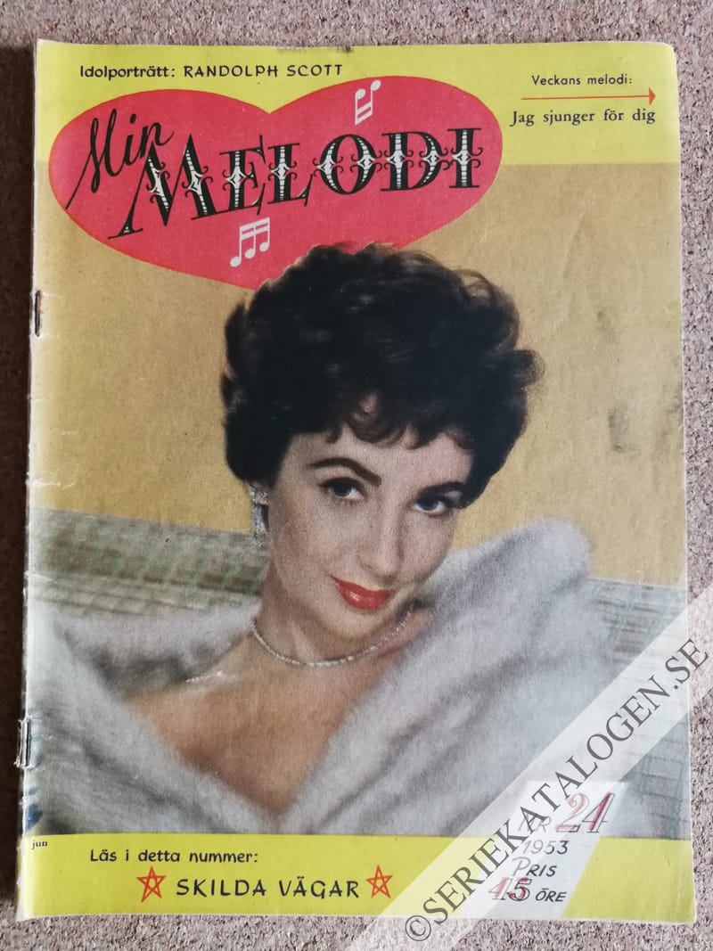 Framsida på Min melodi #24 (1953)