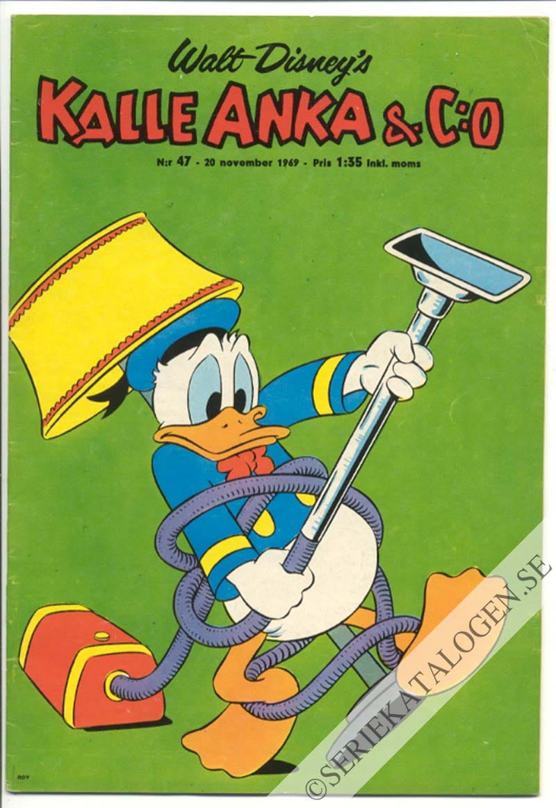 Framsida på Kalle Anka & C:o #47 (1969)