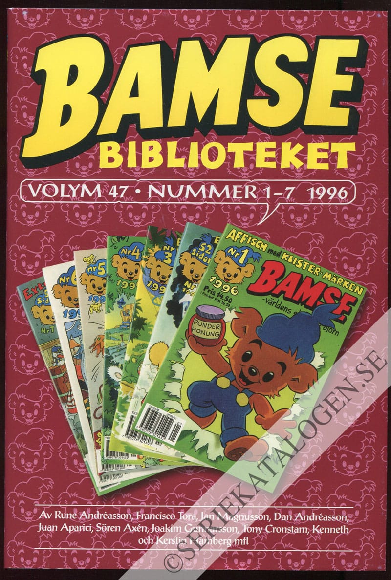 Framsida på Bamsebiblioteket #47 (2012)