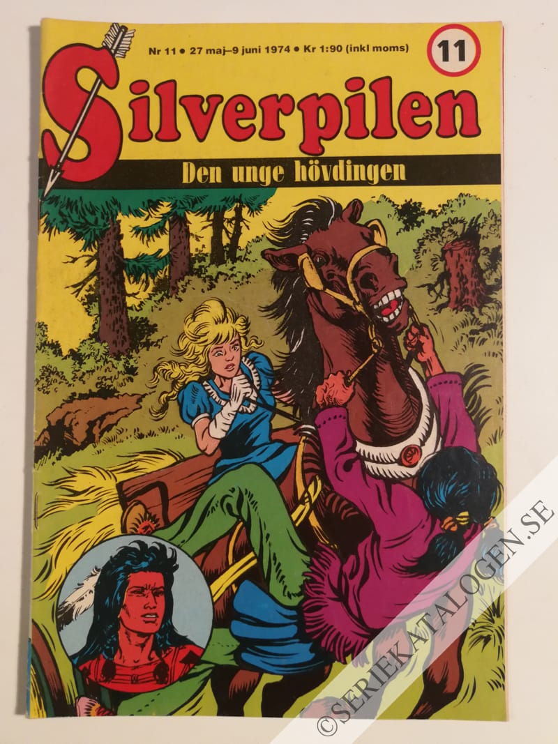 Framsida på Silverpilen #11 (1974)