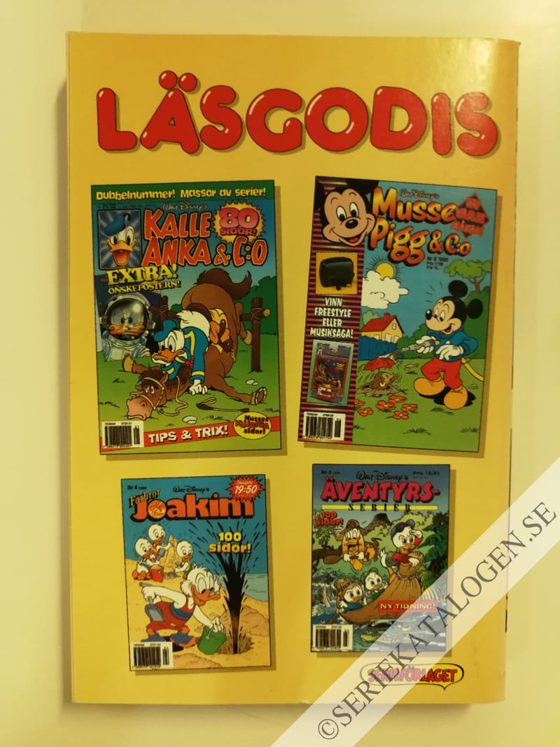 Baksida på Klämmigt, Kalle! (1996)