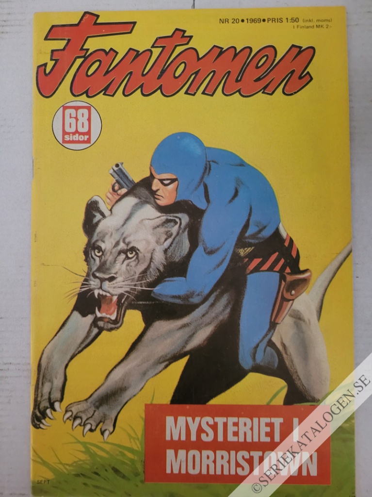 Framsida på Fantomen #20 (1969)