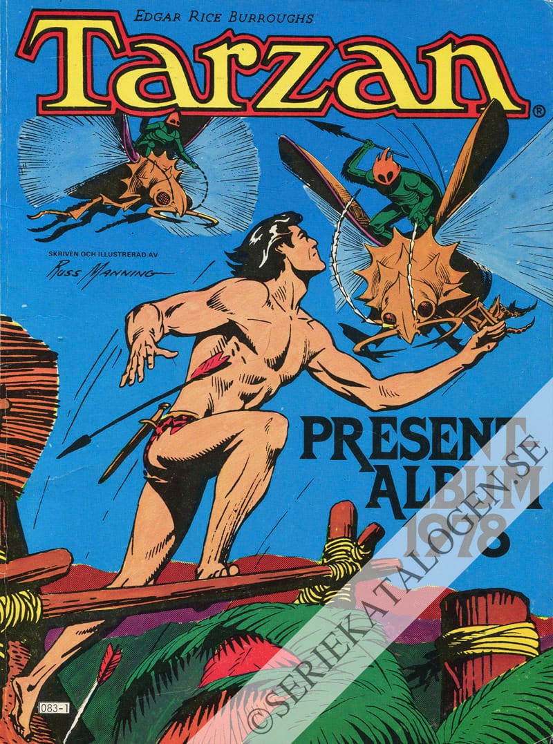 Framsida på Tarzan presentalbum (Termitmännen) (1977)