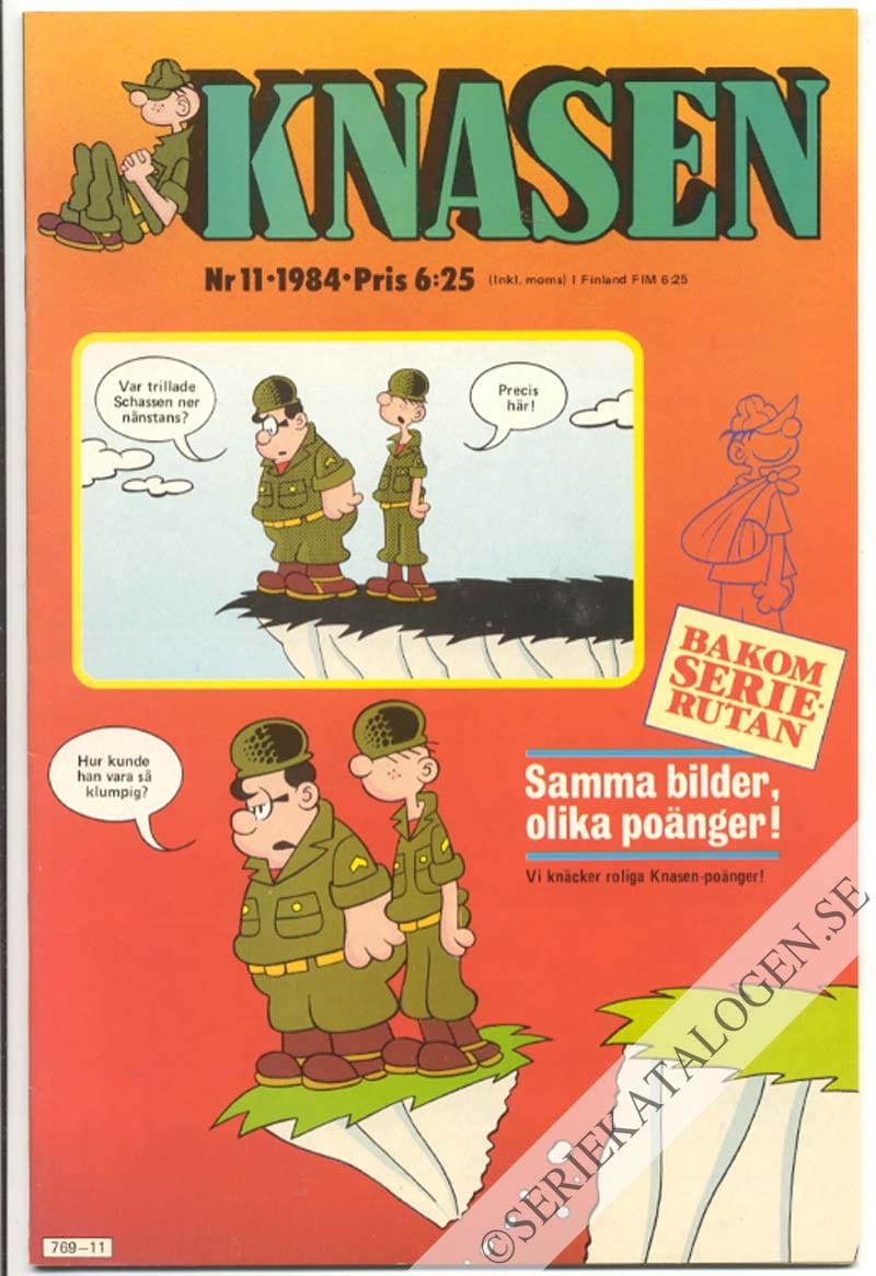 Framsida på Knasen #11 (1984)