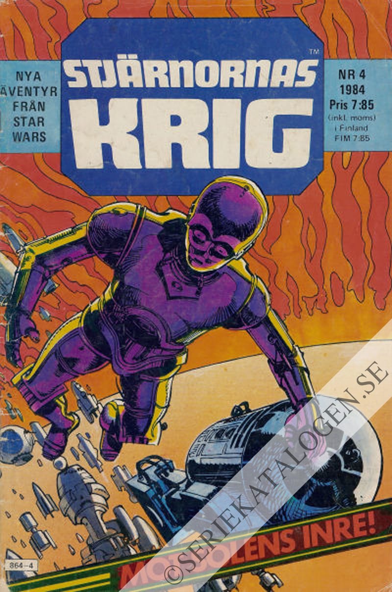 Framsida på Stjärnornas krig #4 (1984)