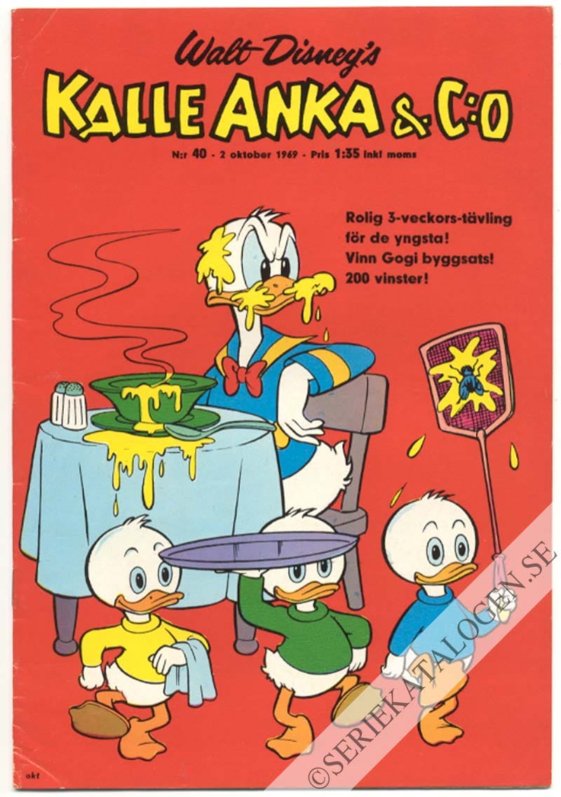 Framsida på Kalle Anka & C:o #40 (1969)