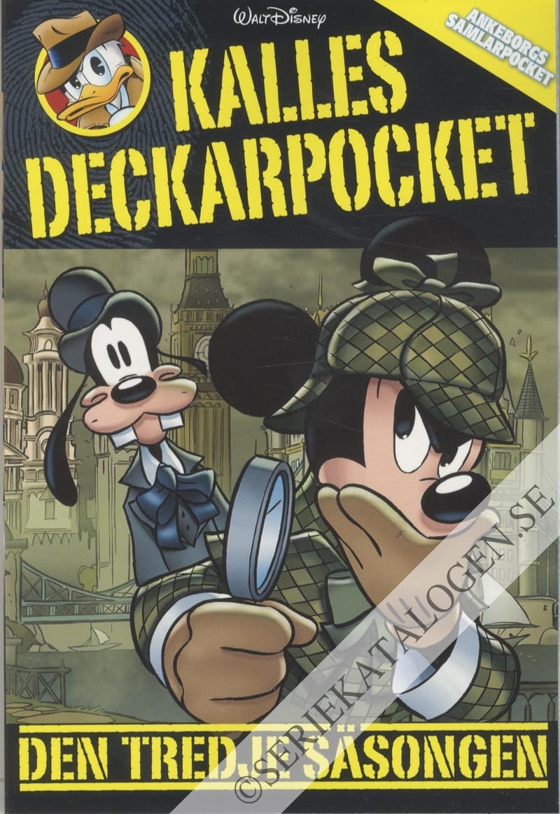 Framsida på Ankeborgs samlarpocket Kalles deckarpocket - Den tredje säsongen (2023)