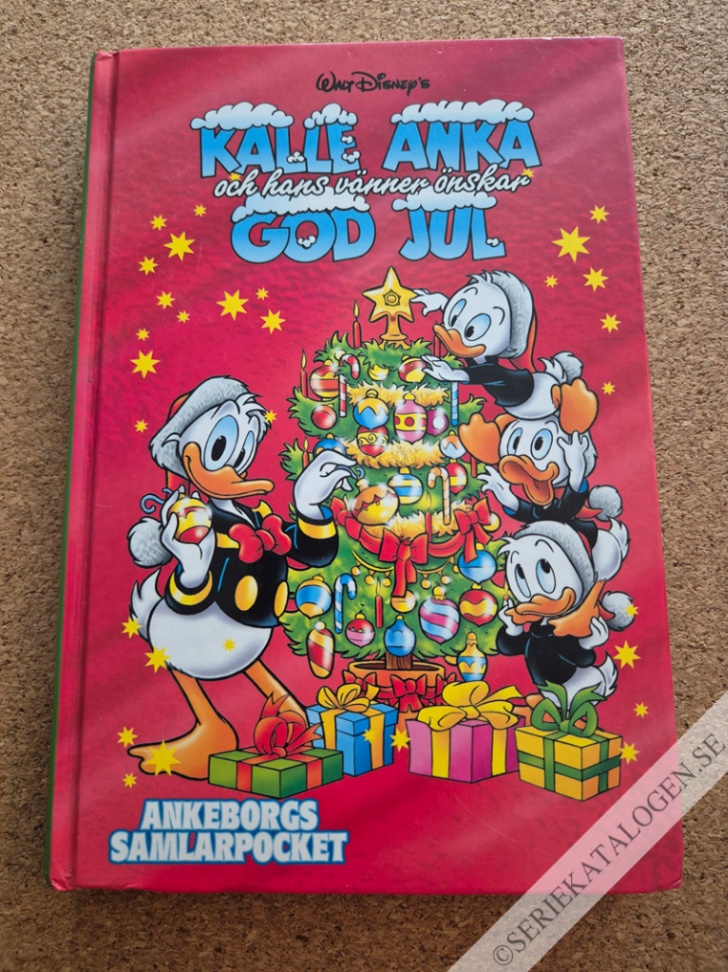 Framsida på Ankeborgs samlarpocket #6 - Kalle Anka och hans vänner önskar God Jul! (2019)