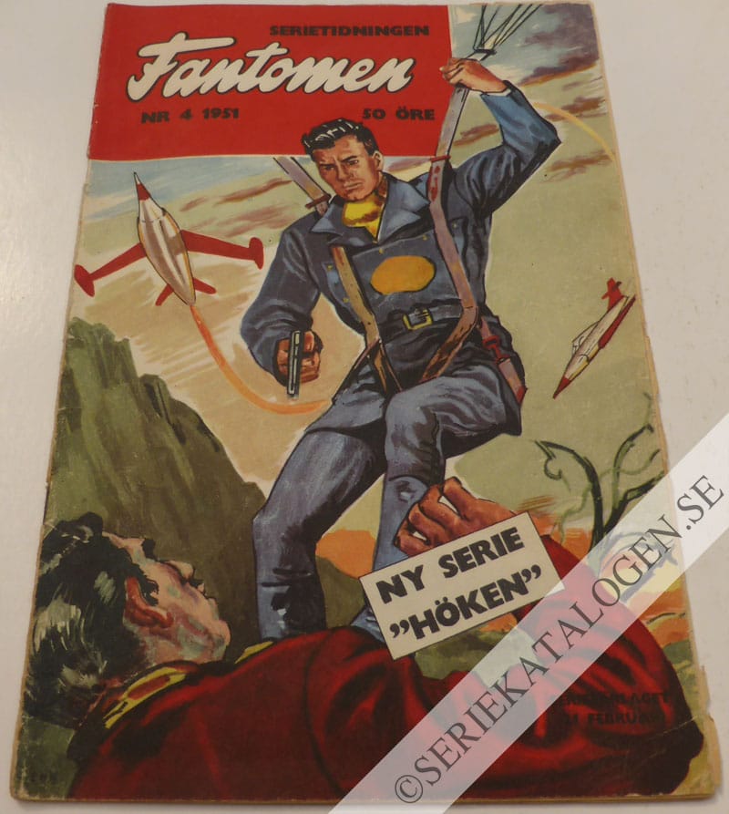 Framsida på Fantomen #4 (1951)