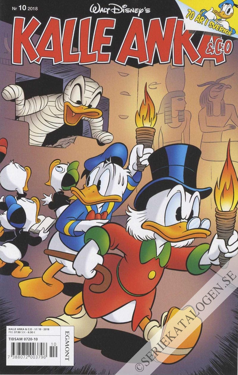Framsida på Kalle Anka & C:o #10 (2018)