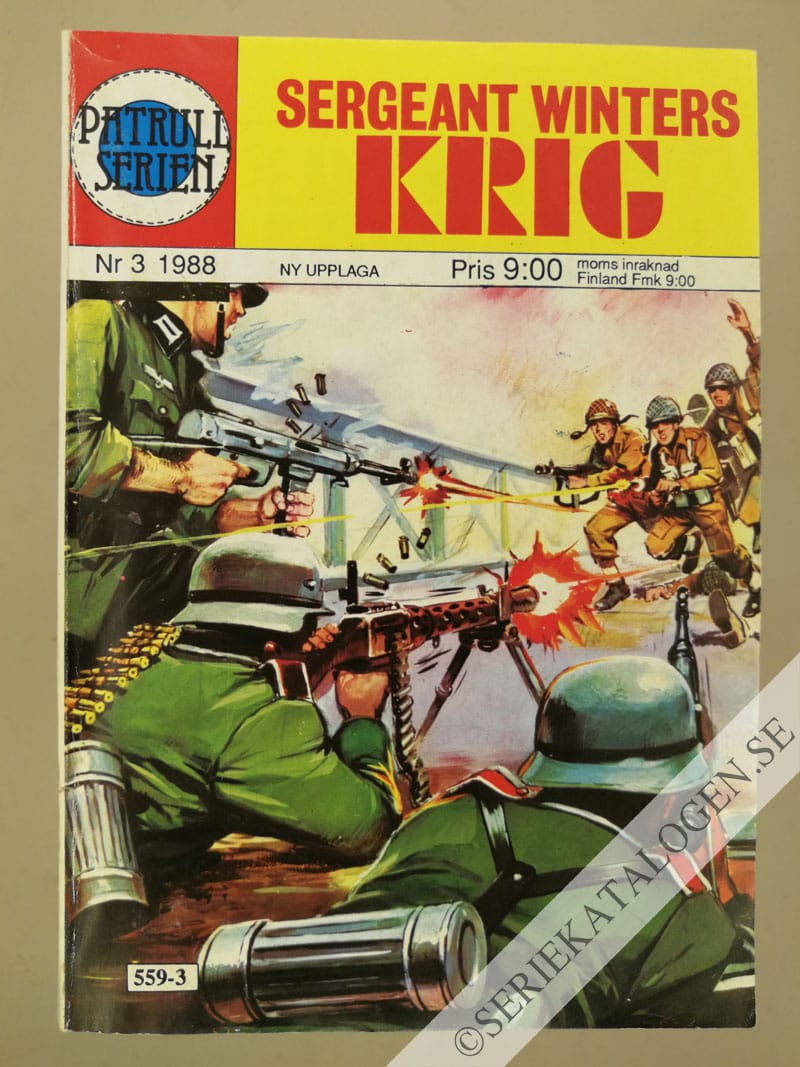 Framsida på Patrullserien #3 - Sergeant Winters krig (1988)