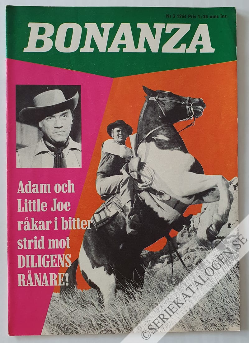 Framsida på Bonanza #3 (1966)