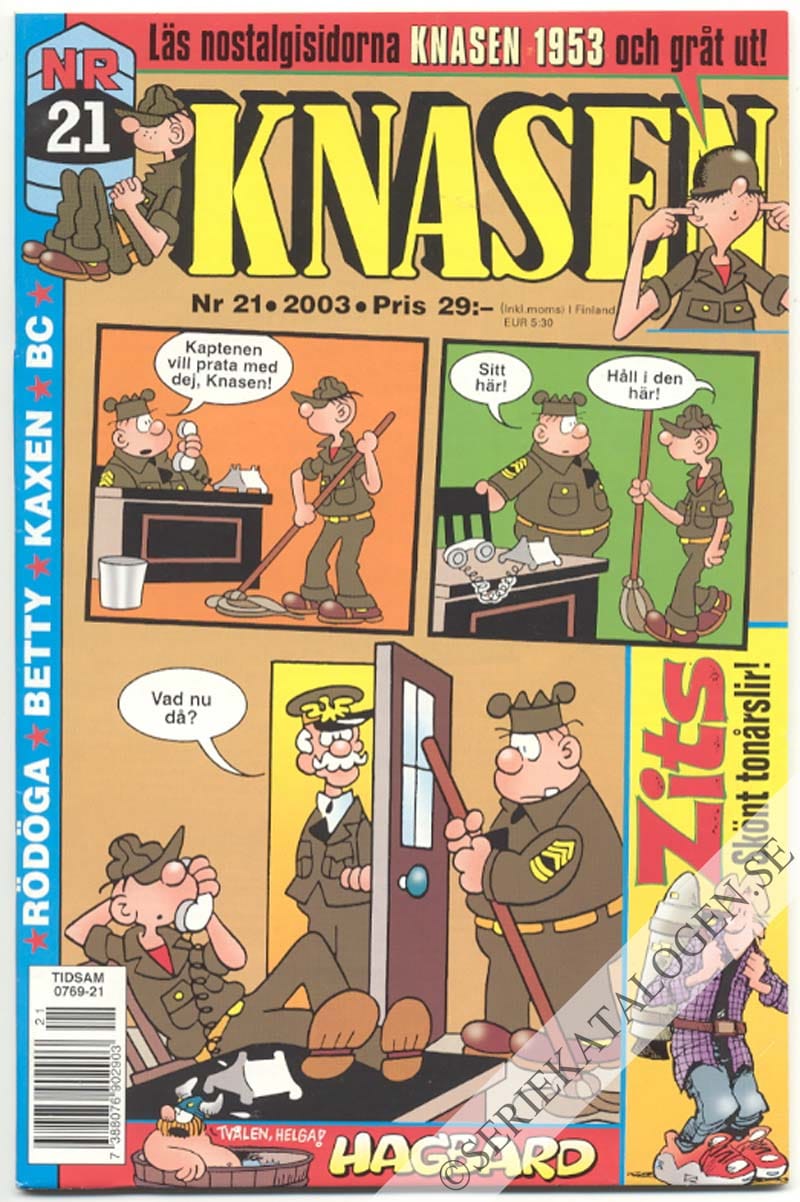 Framsida på Knasen #21 (2003)
