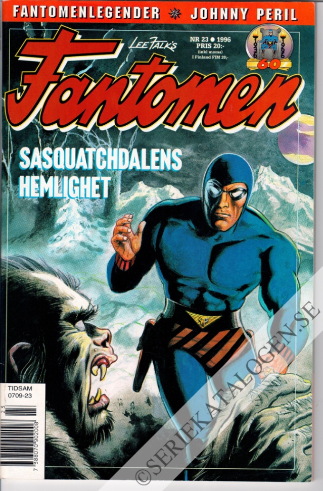 Framsida på Fantomen #23 (1996)