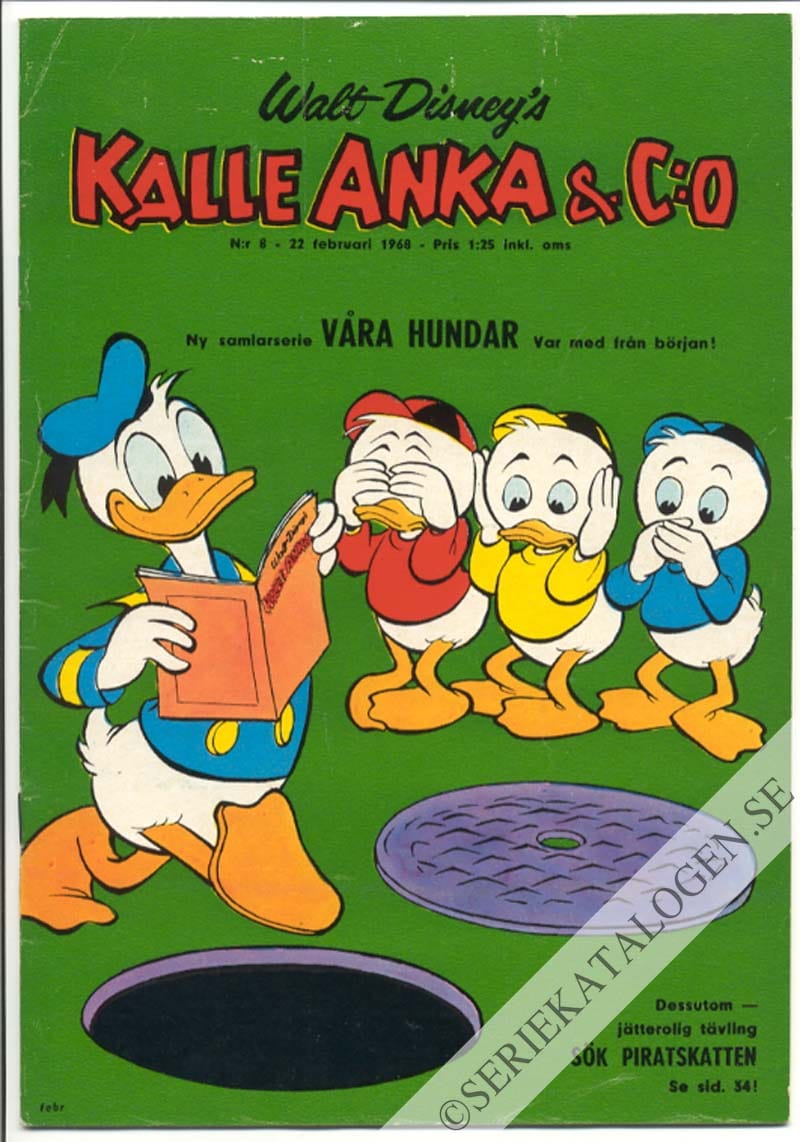 Framsida på Kalle Anka & C:o #8 (1968)