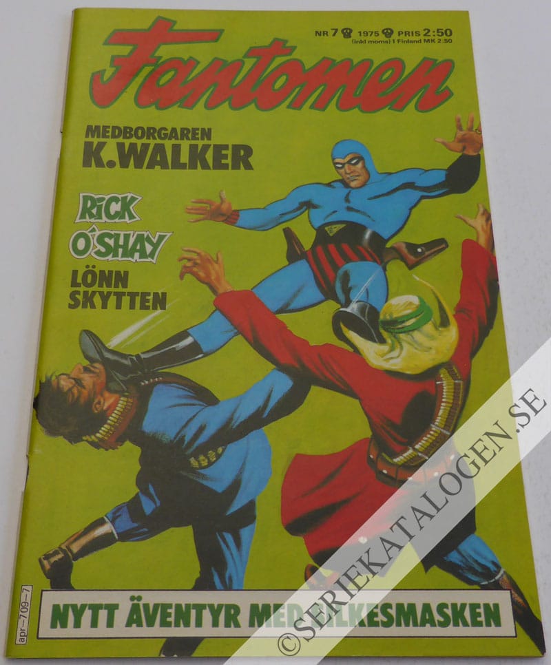 Framsida på Fantomen #7 (1975)