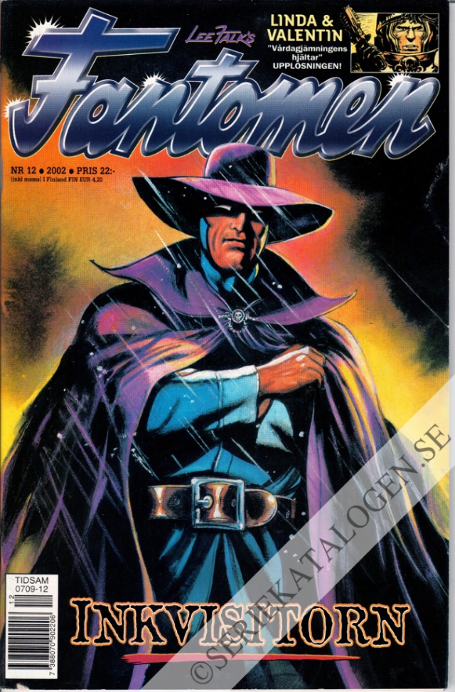 Framsida på Fantomen #12 (2002)