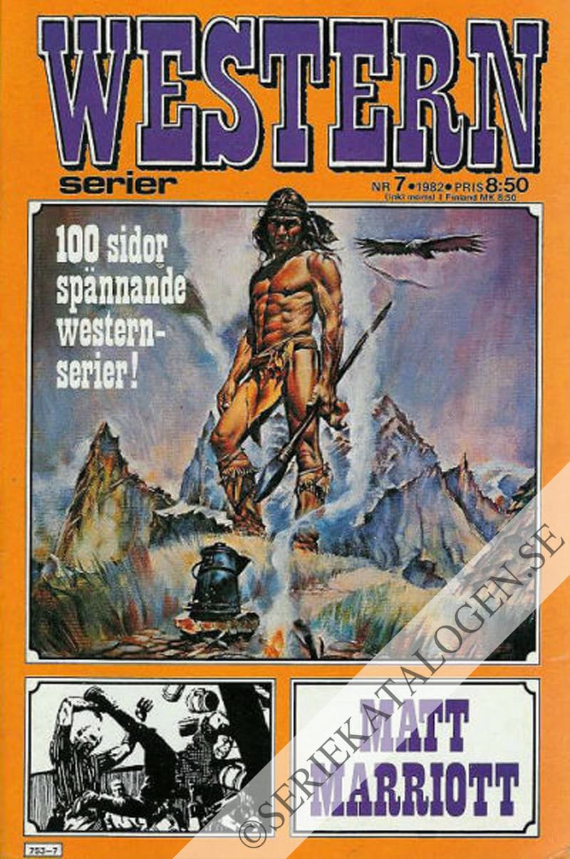 Framsida på Westernserier #7 (1982)