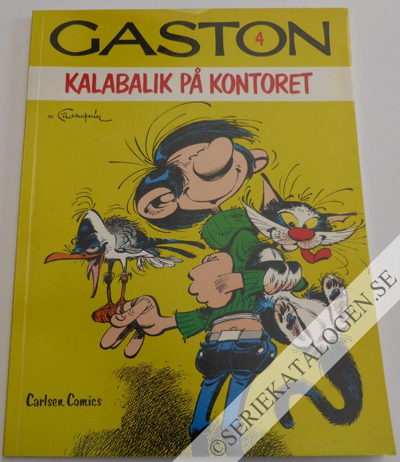 Framsida på Gaston Kalabalik på kontoret (1978)